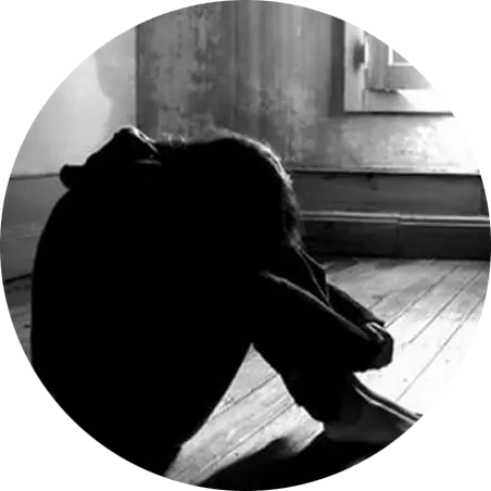 Ilustração sobre depressão e sentimentos de esgotamento causados por influências espirituais